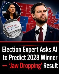 Electoral analysis predicts JD Vance defeats AOC in 2028 landslide with 339 to 199 electoral votes, worse than Dukakis in 1988.